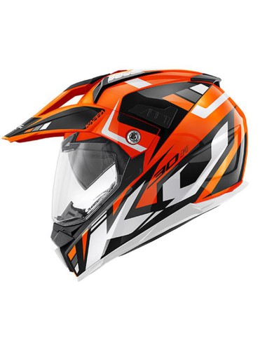 KAPPA KASK KV30 EVO GRAYER ENDURO RIDE DUAL OFF ROAD Z SZYBĄ I BLENDĄ KOLOR POMARAŃCZOWY/CZARNY ROZM. L/60 ( HOMOLOGACJA ECE