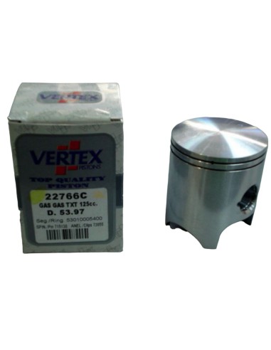 VERTEX TŁOK GAS GAS 125 TXT '02-'21 (53,95MM) (STD.) (PIERŚCIENIE 53009805400 x 2 SZT.)