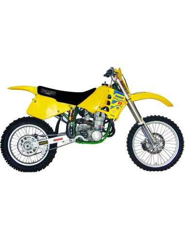 TECNOSEL (BLACKBIRD) POKROWIEC/POSZYCIE NA SIEDZENIE HUSABERG FE/FS '90-'99, REPLICA TEAM HUSABERG '90, KOLOR CZARNY, LOGO