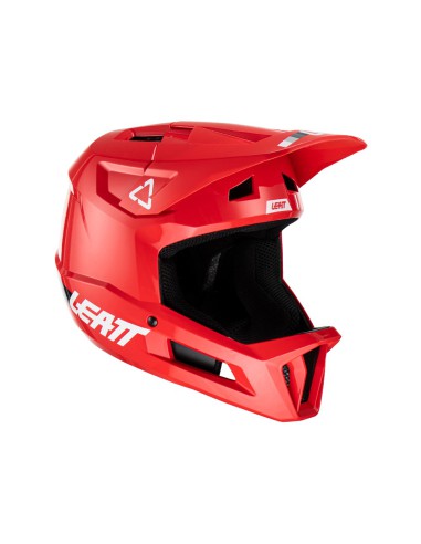 LEATT KASK ROWEROWY MTB GRAVITY 1.0 V23 HELMET FIRE KOLOR CZERWONY ROZMIAR XL (61-62 cm)