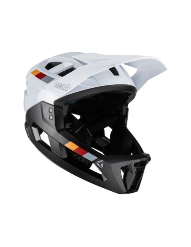 LEATT KASK ROWEROWY MTB ENDURO 2.0 (WYPINANA SZCZĘKA) V23 WHITE KOLOR BIAŁY/CZARNY ROZMIAR M (55-59 cm)