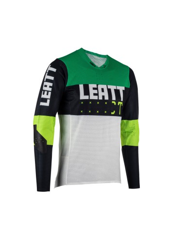 LEATT KOSZULKA ROWEROWA MTB GRAVITY 4.0 JERSEY JADE KOLOR ZIELONY/CZARNY/BIAŁY ROZMIAR S