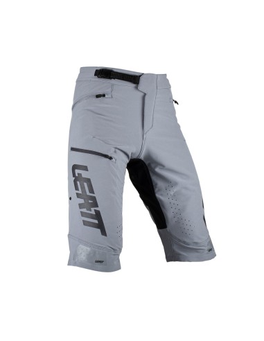 LEATT SPODENKI ROWEROWE MTB GRAVITY 4.0 SHORTS TITANIUM KOLOR SZARY ROZMIAR L