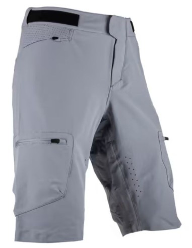 LEATT SPODENKI ROWEROWE (DZIECIĘCE) MTB ALLMTN 2.0 JUNIOR SHORTS TITANIUM KOLOR SZARY ROZMIAR L (140-150 cm)