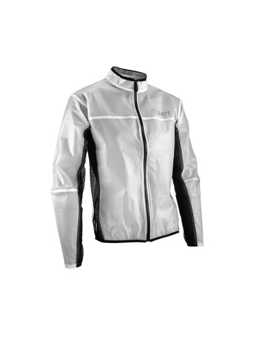 LEATT KURTKA PRZECIWDESZCZOWA MTB ROWEROWA (PRZEŹROCZYSTA) JACKET RACECOVER TRANSCULENT ROZMIAR S