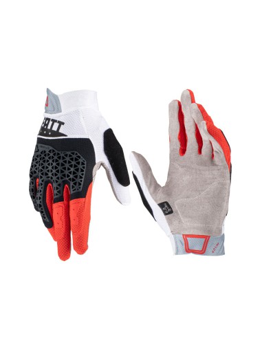 LEATT RĘKAWICE ROWEROWE MTB 4.0 LITE GLOVE FIRE KOLOR CZARNY/CZERWONY/BIAŁY ROZMIAR S