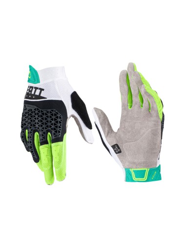 LEATT RĘKAWICE ROWEROWE MTB 4.0 LITE GLOVE JADE KOLOR CZARNY/ZIELONY/BIAŁY ROZMIAR M