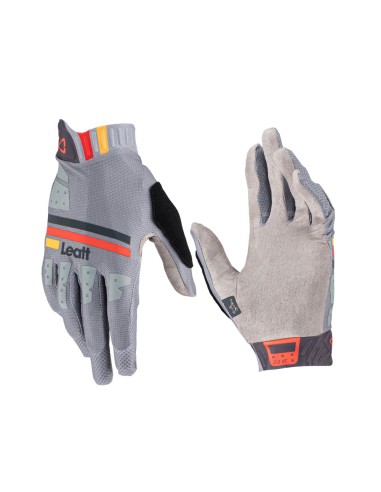 LEATT RĘKAWICE ROWEROWE MTB 2.0 X-FLOW GLOVE TITANIUM KOLOR SZARY ROZMIAR S