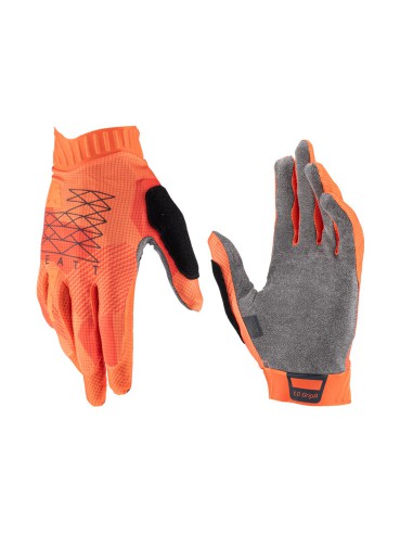 LEATT RĘKAWICE ROWEROWE MTB 1.0 GRIPR GLOVE FLAME KOLOR POMARAŃCZOWY ROZMIAR M