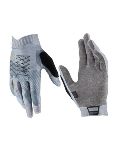 LEATT RĘKAWICE ROWEROWE MTB 1.0 GRIPR GLOVE TITANIUM KOLOR SZARY ROZMIAR S