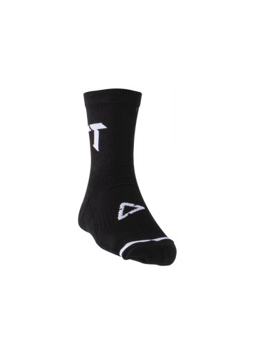 LEATT SKARPETY ROWEROWE MTB SOCKS BLACK KOLOR CZARNY ROZMIAR S/M (38-42)