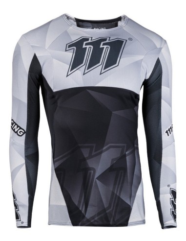 111 RACING KOSZULKA MOTO 111.1 - RAZOR BLACK KOLOR CZARNY/SZARY ROZMIAR XL