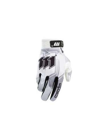 111 RACING RĘKAWICE MOTO 111 RA WHITE/BLACK KOLOR BIAŁY/CZARNY ROZMIAR M