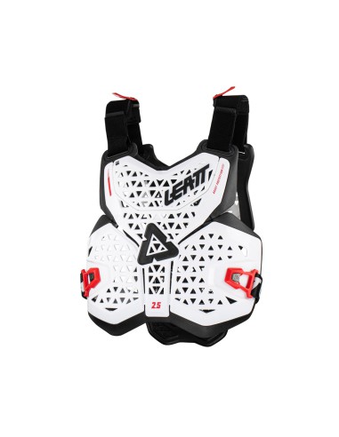 LEATT OSŁONA KLATKI PIERSIOWEJ (BUZER) CHEST PROTECTOR 2.5 WHITE KOLOR BIAŁY