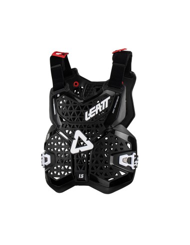 LEATT OSŁONA KLATKI PIERSIOWEJ (BUZER) CHEST PROTECTOR 1.5 BLACK KOLOR CZARNY