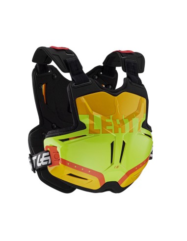 LEATT OSŁONA KLATKI PIERSIOWEJ (BUZER) CHEST PROTECTOR 1.5 TORQUE CITRUS KOLOR ŻÓŁTY/POMARAŃCZOWY