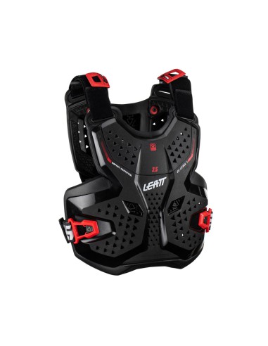 LEATT OSŁONA KLATKI PIERSIOWEJ (BUZER) CHEST PROTECTOR 3.5 JUNIOR (DZIECIĘCY) BLACK/RED KOLOR CZARNY/CZERWONY ROZMIAR L/XL