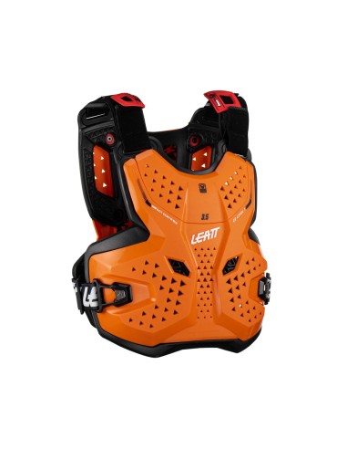 LEATT OSŁONA KLATKI PIERSIOWEJ (BUZER) CHEST PROTECTOR 3.5 JUNIOR (DZIECIĘCY) ORANGE/BLACK KOLOR POMRARAŃCZOWY/CZARNY ROZMIAR