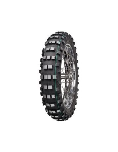 MITAS OPONA 130/90-18 EF-07 69R TT SUPER LIGHT ENDURO FIM (ZIELONY PASEK) TYŁ DOT 38/2022 (26278) (oferta specjalna) WYCOFANE