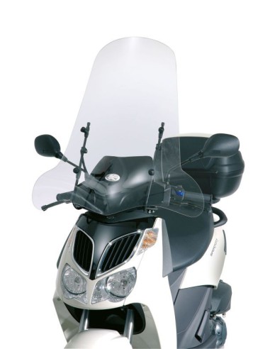 KAPPA SZYBA APRILIA SPORTCITY 125/200/250 '04-08, HONDA DYLAN 125/150 '02-07, YAMAHA CIGNUS X '04-15, NEOS 50 '08-21, 74 X 67 CM