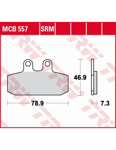 TRW LUCAS ZF KLOCKI HAMULCOWE KH256 SINTER APRILIA ATLANTIC 500 '02-'05, SCARABEO 500 '02-'12, LEONARDO 250 '99-'04, SCARABEO