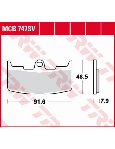 TRW LUCAS ZF KLOCKI HAMULCOWE KH345 SINTER STREET BUELL XB-9R FIREBOLT '02-'07, XB-9S/SX LIGHTNING '03-'10, XB-12S/R/X/TT