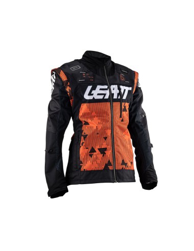 LEATT KURTKA MOTO 4.5 X-FLOW JACKET ORANGE KOLOR POMARAŃCZOWY/CZARNY ROZMIAR XL