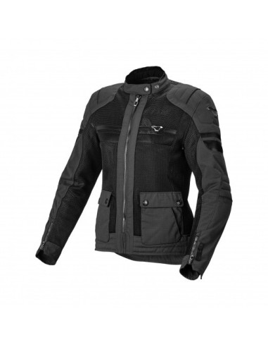 MACNA WYPRZEDAŻ KURTKA (MESH) DAMSKA FLUENT LADIES MOTORCYCLE JACKET BLACK KOLOR CZARNY ROZMIAR L