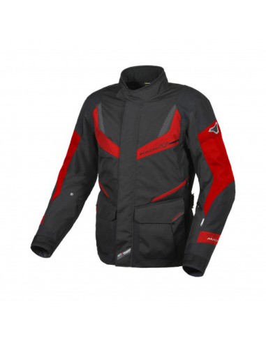 MACNA WYPRZEDAŻ KURTKA RANCHER MOTORCYCLE JACKET BLACK/RED KOLOR CZARNY/CZERWONY ROZMIAR L