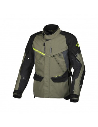 MACNA WYPRZEDAŻ KURTKA (WYPINANE TERMO I WYPINANE RAINTEX) MUNDIAL MOTORCYCLE JACKET GREEN/YELLOW KOLOR ZIELONY/CZARNY/ŻÓŁTY