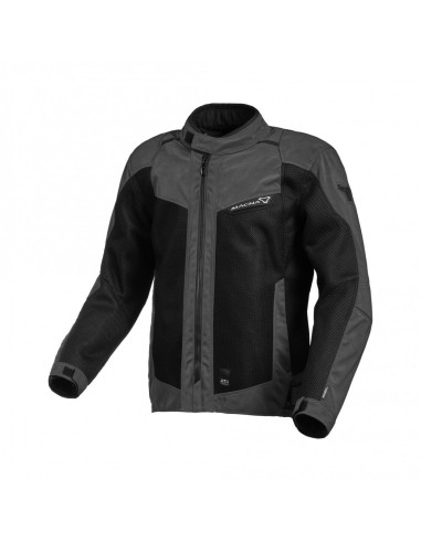 MACNA WYPRZEDAŻ KURTKA (MESH I WYPINANA MEMBRANA) EMPIRE NIGHT EYE MOTORCYCLE JACKET BLACK/GREY KOLOR CZARNY/SZARY ROZMIAR XL