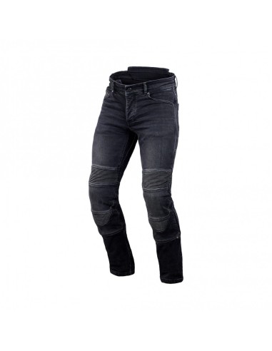 MACNA WYPRZEDAŻ SPODNIE JEANSOWE INDIVIDI MOTORCYCLE JEANS BLACK KOLOR CZARNY ROZMIAR 32