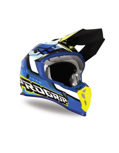 PROGRIP KASK PG3180 AP71 KOLOR NIEBIESKI ŻÓŁTY FLUO ROZM.M (3180-361) - WYPRZEDAŻ