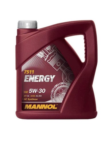 MANNOL OLEJ SILNIKOWY SAMOCHODOWY 5W30 ENERGY 5 LITRÓW (7511) (SYNTETYCZNY)