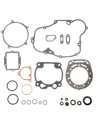 PROX KOMPLET USZCZELEK Z KOMPLETEM USZCZELNIACZY SILNIKOWYCH KAWASAKI KX 500 '89-'04