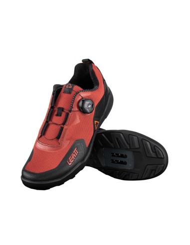 LEATT BUTY ROWEROWE 6.0 CLIP (SPD) SHOE LAVA KOLOR BORDOWY/CZARNY ROZMIAR 43.5 / 27.5 cm