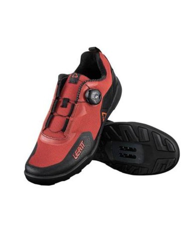 LEATT BUTY ROWEROWE 6.0 CLIP (SPD) SHOE LAVA KOLOR BORDOWY/CZARNY ROZMIAR 44.5 / 28.5 cm