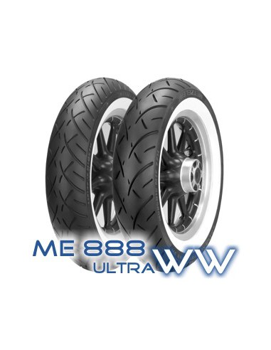 METZELER OPONA 130/80B17 ME888 MARATHON ULTRA 65H TL M/C WWW BIAŁY BOK PRZÓD DOT 28-31/2022