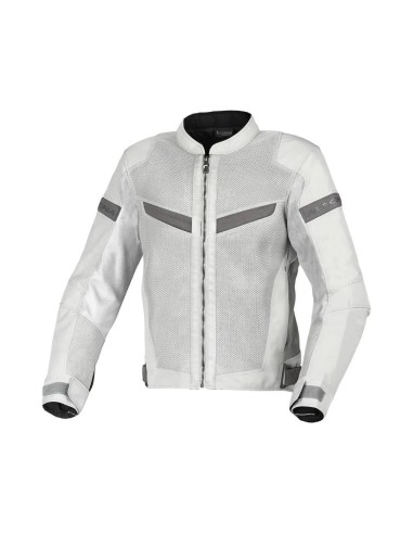 MACNA WYPRZEDAŻ KURTKA VELOTURA MOTORCYCLE JACKET LIGHT GREY KOLOR JASNY SZARY ROZMIAR L