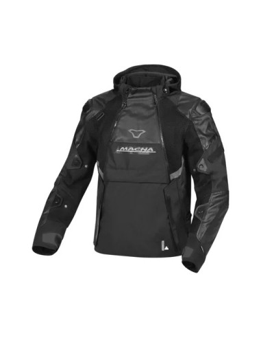 MACNA WYPRZEDAŻ KURTKA Z KAPTUREM BRADICAL MOTORCYCLE JACKET BLACK KOLOR CZARNY ROZMIAR L