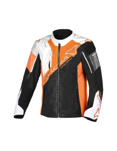 MACNA WYPRZEDAŻ KURTKA SIGIL MOTORCYCLE JACKET BLACK/WHITE/ORANGE KOLOR CZARNY/BIAŁY/POMARAŃCZOWY ROZMIAR L