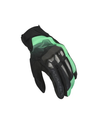 MACNA WYPRZEDAŻ RĘKAWICE MANA MOTORCYCLE GLOVES BLACK/GREEN KOLOR CZARNY/ZIELONY ROZMIAR L