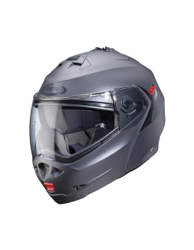 CABERG KASK SZCZĘKOWY FLIP-UP MODEL DUKE X KOLOR SZARY MAT ROZMIAR S (PINLOCK W ZESTAWIE)