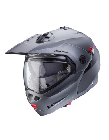 CABERG KASK SZCZĘKOWY FLIP-UP ENDURO MODEL TOURMAX X KOLOR SZARY MAT - GUNMETAL ROZMIAR M (PINLOCK W ZESTAWIE)