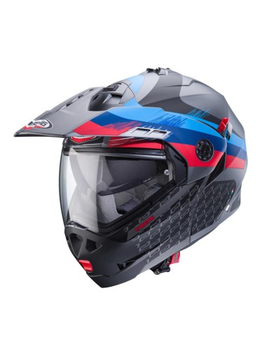 CABERG KASK SZCZĘKOWY FLIP-UP ENDURO MODEL TOURMAX X SARABE KOLOR SZARY MAT/CZARNY/KOLORY BMW ROZMIAR M (PINLOCK W ZESTAWIE)