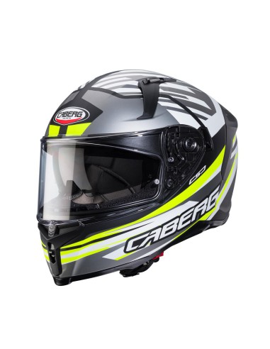 CABERG KASK INTEGRALNY AVALON X KIRA KOLOR CZARNY/ŻÓŁTY FLUO/CZERWONY FLUO/NIEBIESKICZARNY MAT/SZARY/ŻÓŁTY FLUO ROZMIAR XS