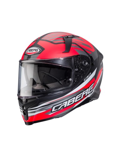 CABERG KASK INTEGRALNY AVALON X KIRA KOLOR CZARNY MAT/SZARY/CZERWONY FLUO ROZMIAR XS