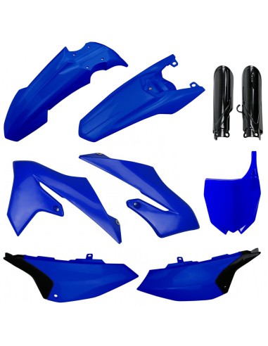 POLISPORT KOMPLET PLASTIKÓW (FULL KIT) YAMAHA YZ 65 '19-'24 W ZESTAWIE TABLICA PRZEDNIA (8665500002) I OSŁONY AMORTYZARORÓW