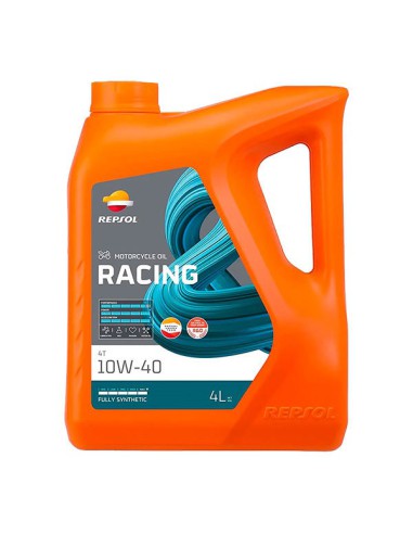 REPSOL OLEJ SILNIKOWY 4T RACING 10W50 4L MA2 SYNTETYCZNY (12) - ZASTĘPUJE RP160P54