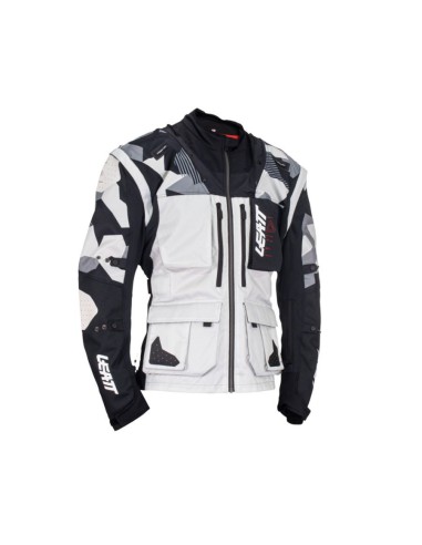 LEATT NOWOŚĆ KURTKA MOTO 5.5 ENDURO JACKET FORGE KOLOR CZARNY/SZARY/CAMO ROZMIAR XL